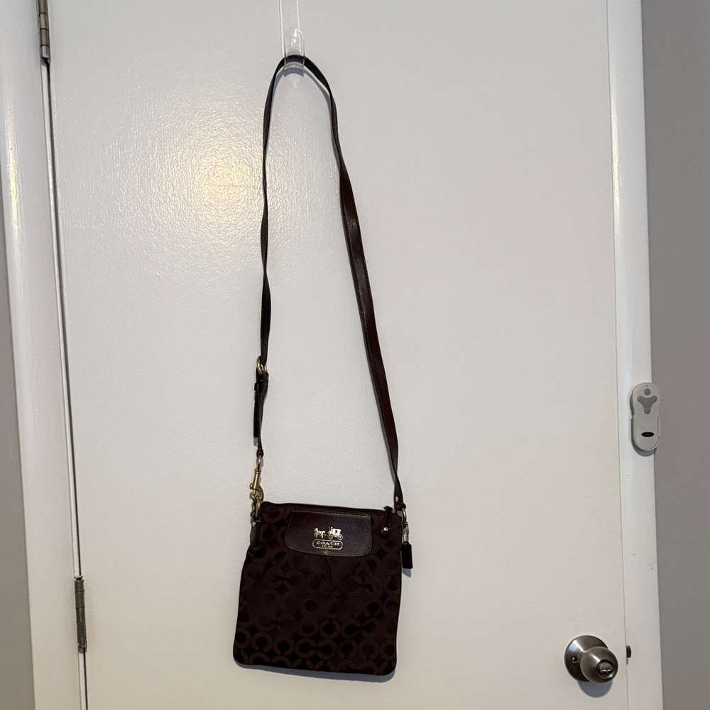 Coach Dark Brown Crossbody Bag
